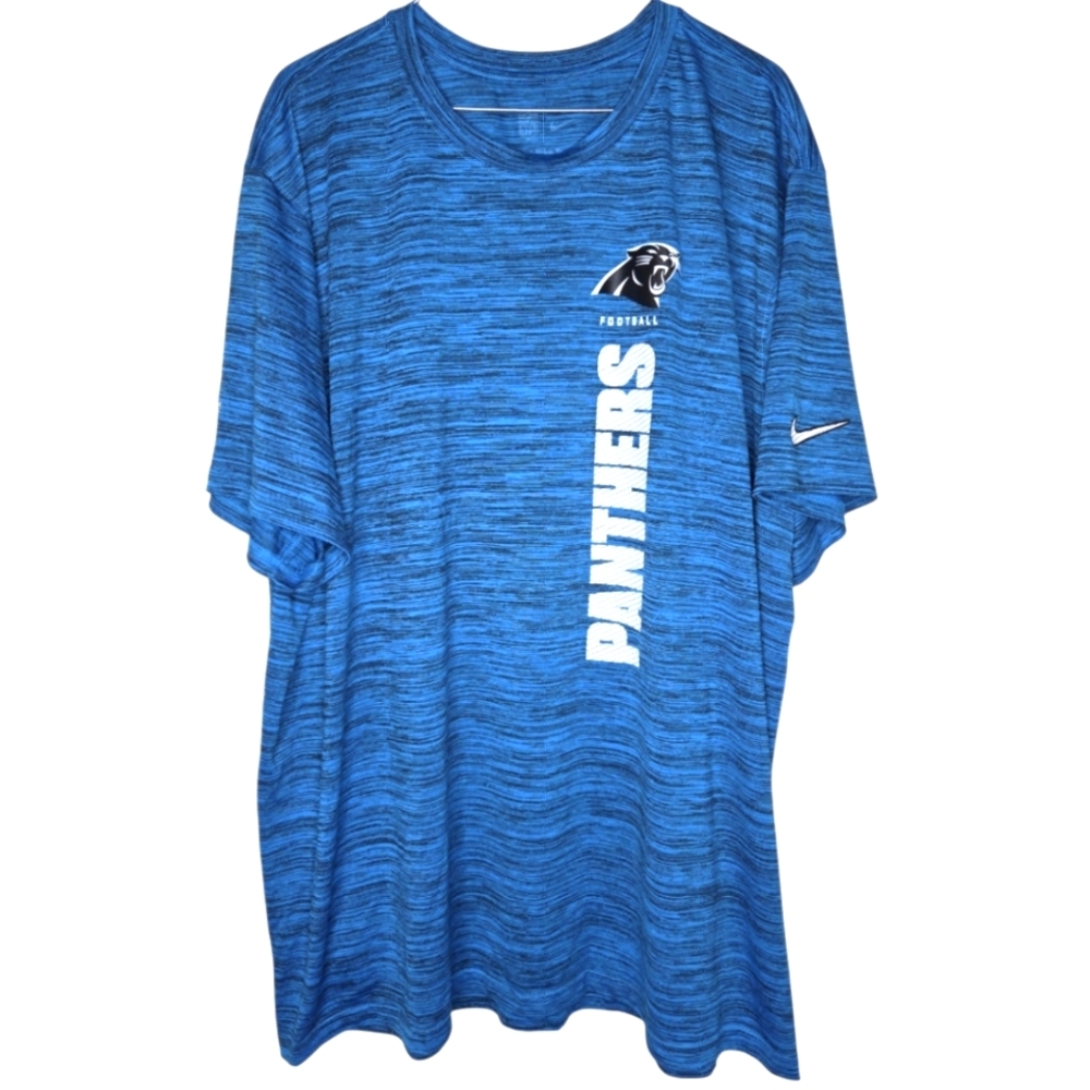 Nike NFL Carolina Panthers Performance Tee Shirt Size 3XL